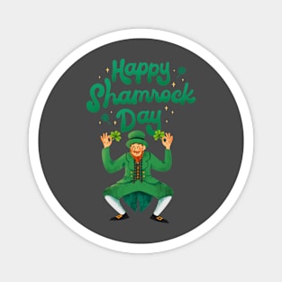 Happy St. Patrick Day - Shamrock Day Magnet